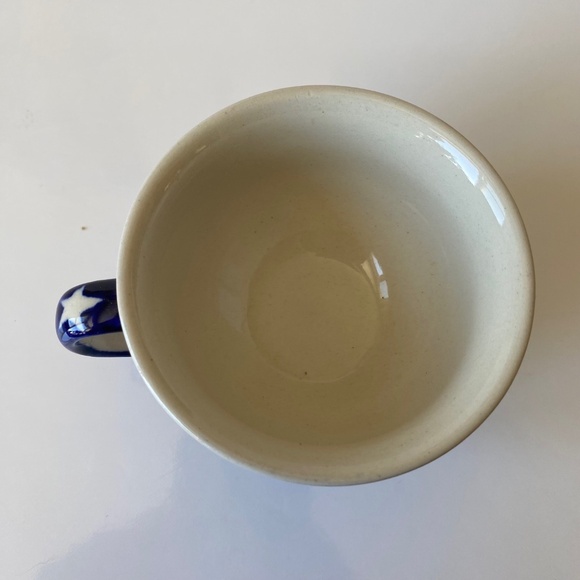 Boleslawiec Polish Pottery Stars and Stripes Teacup Vintage Collectible - Picture 3 of 7